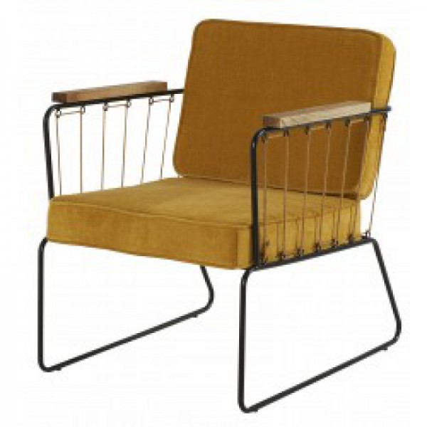 FAUTEUIL MENDRA MOUTARDE...