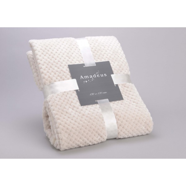 PLAID DAMIER CREME 130X170