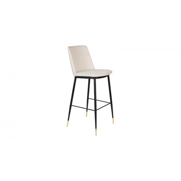CHAISE HAUTE TISSUS BEIGE 65CM