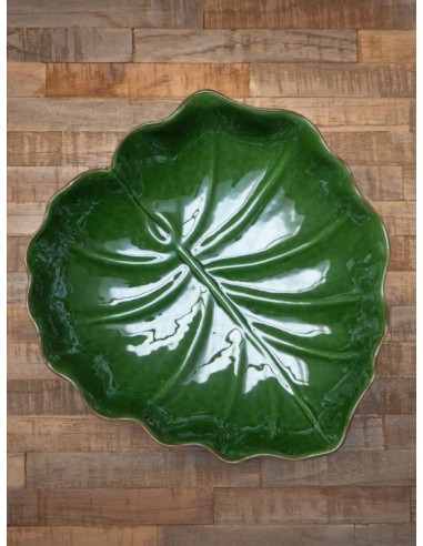 PLAT FEUILLE CERAMIQUE