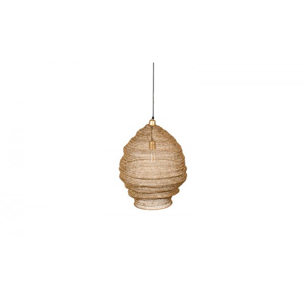 SUSPENSION GRILLAGEE DOREE...