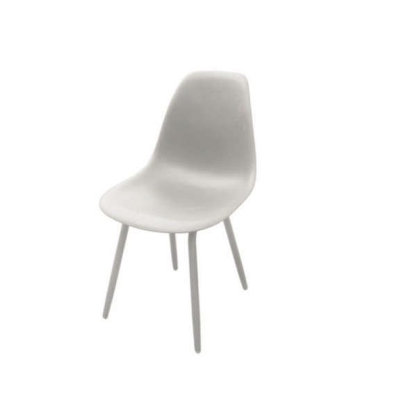 CHAISE EXT COQUE BLANCHE