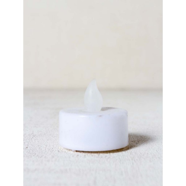 12 BOUGIES BLANCHES LED