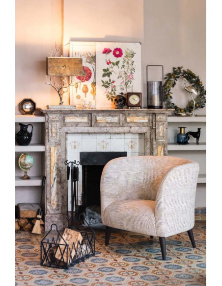 BOUTEILLE BLEUE DE PHARMACIE COL DORE