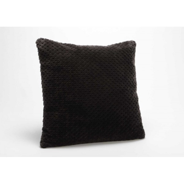 HOUS COUS DAMIER CHOCO 40X40