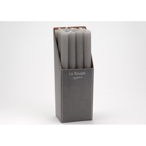 BOUGIE FLAMBEAU GRIS