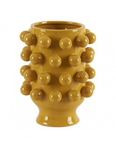 VASE CERAMIQUE GRAPPA MOUTARDE PM