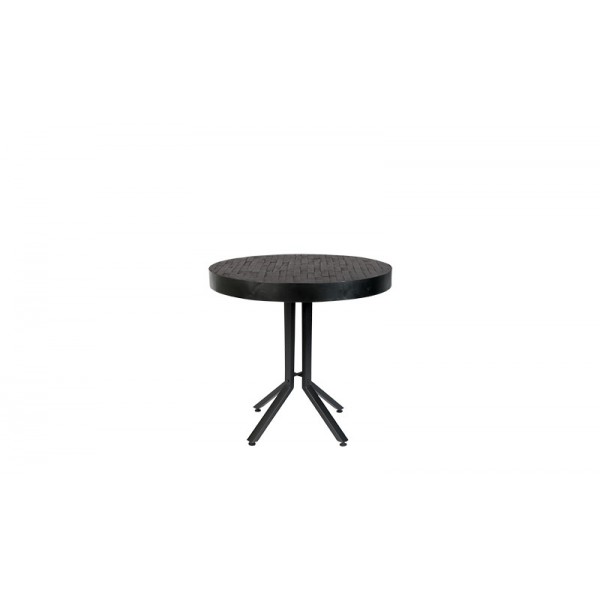 BISTRO TABLE RONDE NOIRE