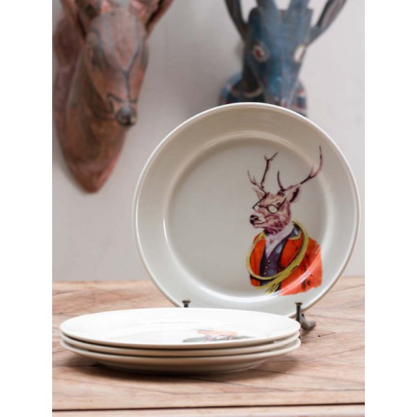 ASSIETTE A DESSERT ANIMAUX...