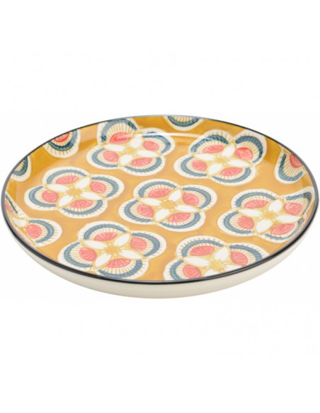 ASSIETTE PLATE IMANY JAUNE