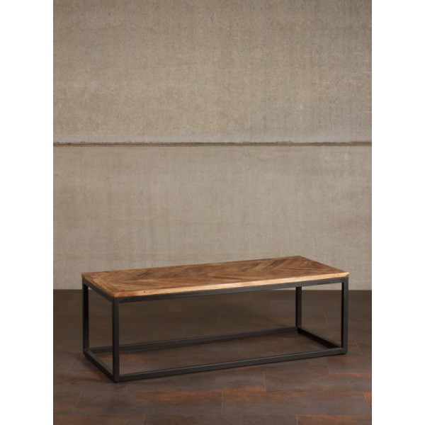 TABLE BASSE CHEVRONS