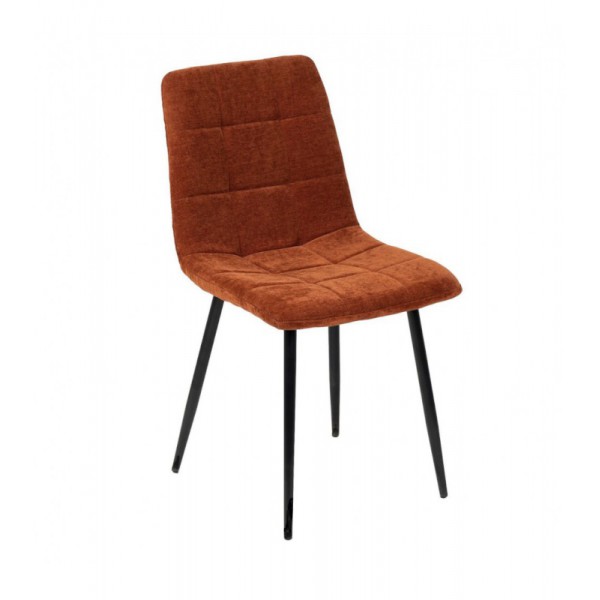 CHAISE MANTA TISSU COGNAC