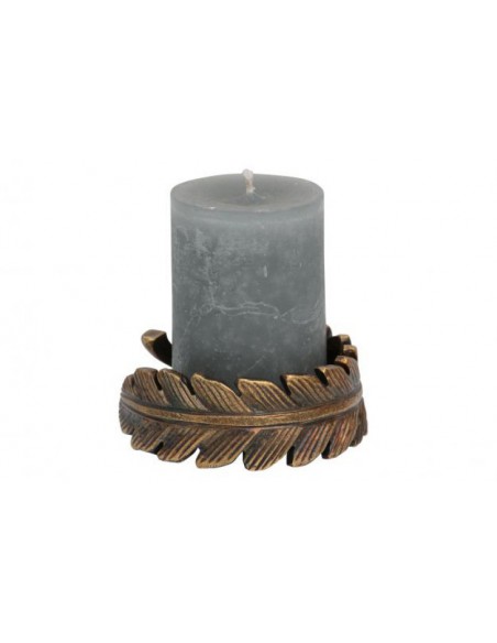 CLASP CANDLEHOLDER METAL BRONZE