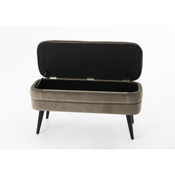BANQUETTE VELOUR TAUPE