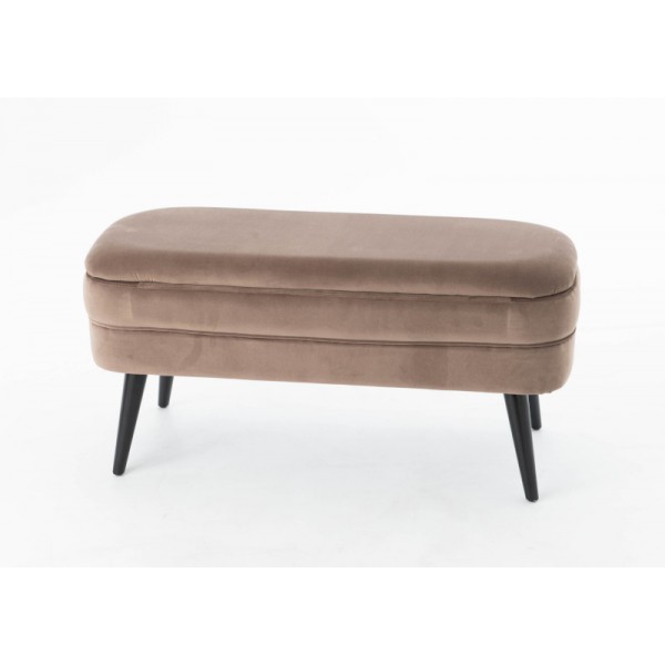 BANQUETTE VELOUR TAUPE 2