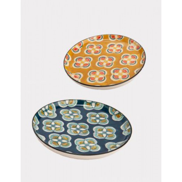 ASSIETTE PLATE IMANY BLEU 2