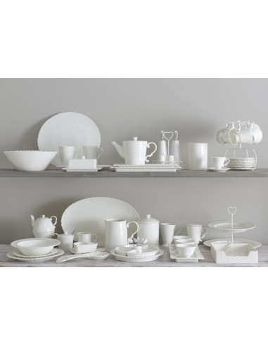 ASSIETTE DESSERT FIORE PORCELAINE