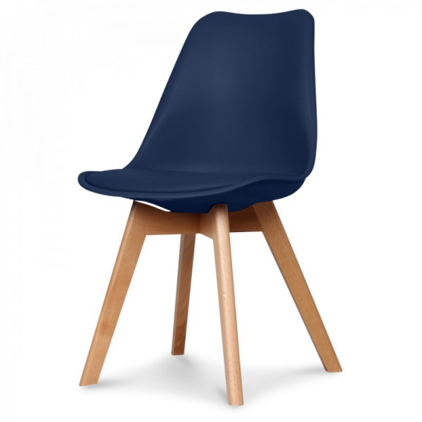 Chaise scandinave navy
