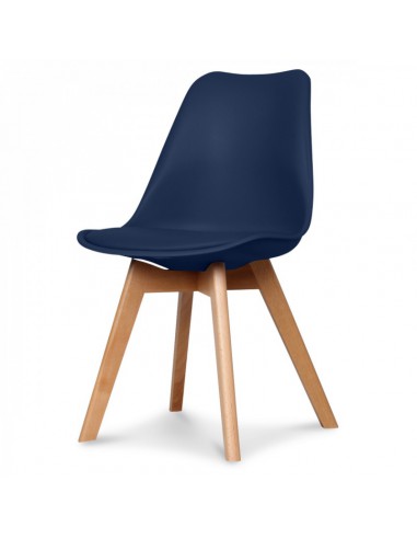 Chaise scandinave navy