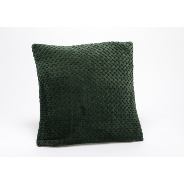 HOUS COUS DAMIER FORET 40X40