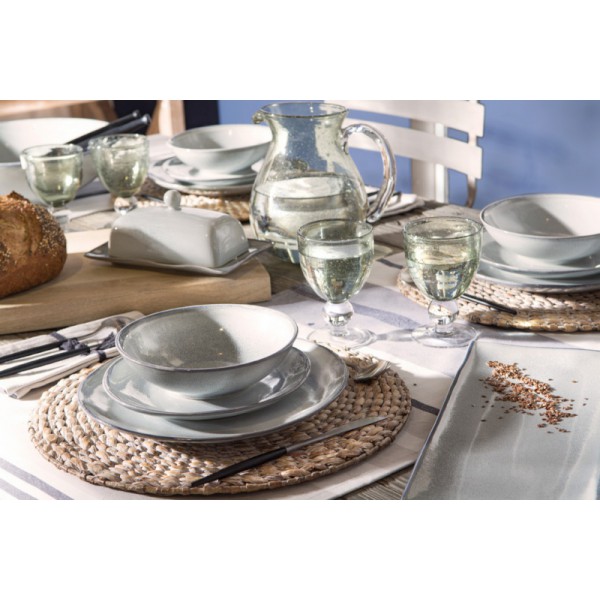 ASSIETTE CREUSE RIVAGE EN GRES 2