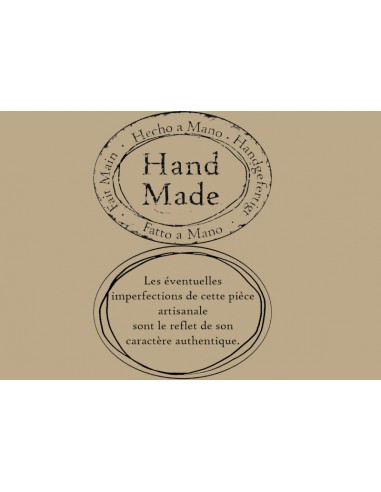 ASSIETTE CREUSE RIVAGE EN GRES