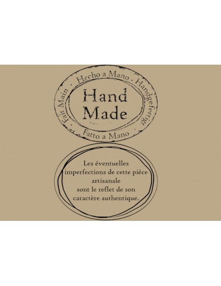 ASSIETTE CREUSE RIVAGE EN GRES