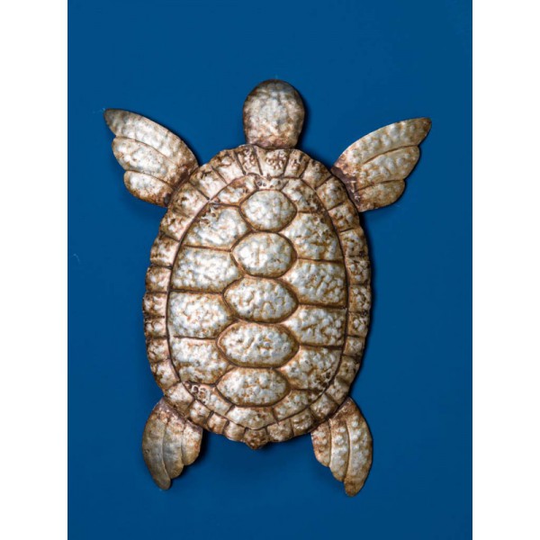 TORTUE MURALE EN ZINC