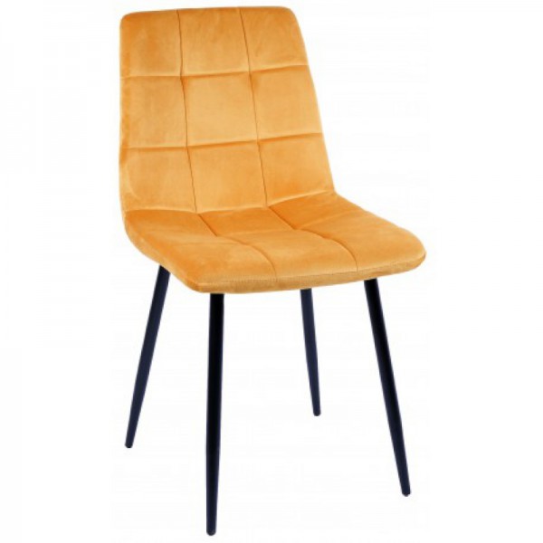 CHAISE MANTA VELOURS GOLD