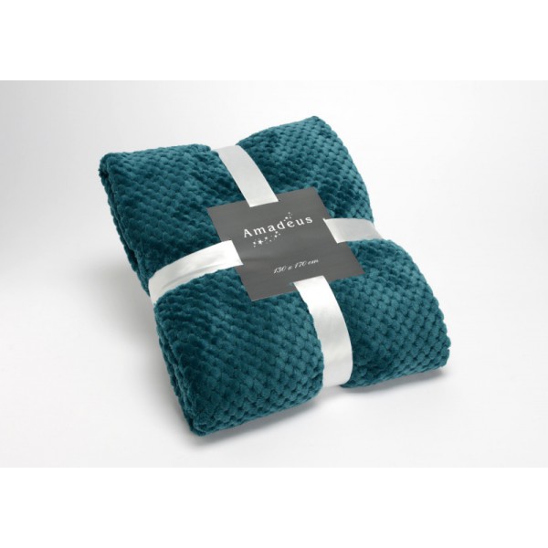 PLAID DAMIER EMERAUD130X170