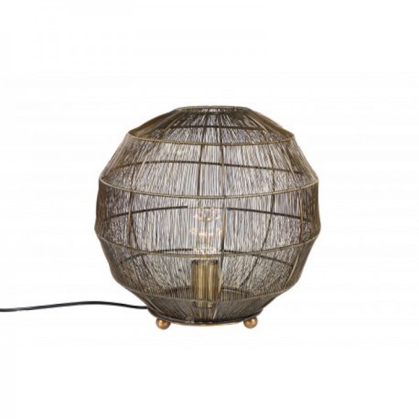 LAMPE SOL BOULE BRASS