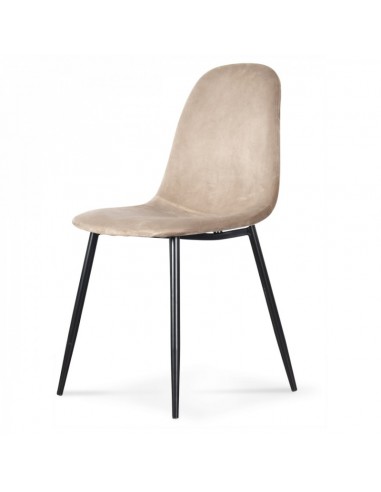 Chaise joseh velours sable