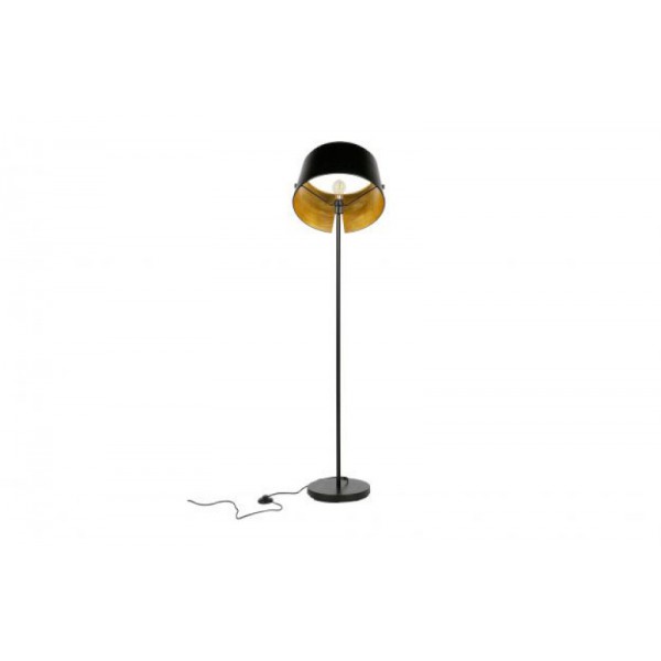 LAMPADAIRE METAL NOIR DORE...