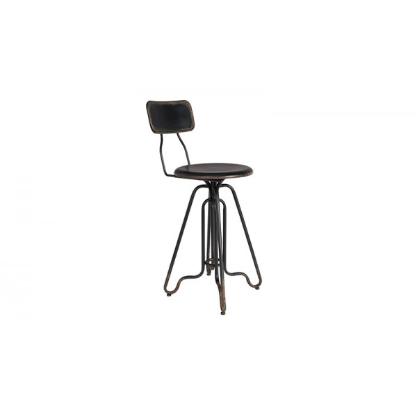 TABOURET AVEC DOSSIER...