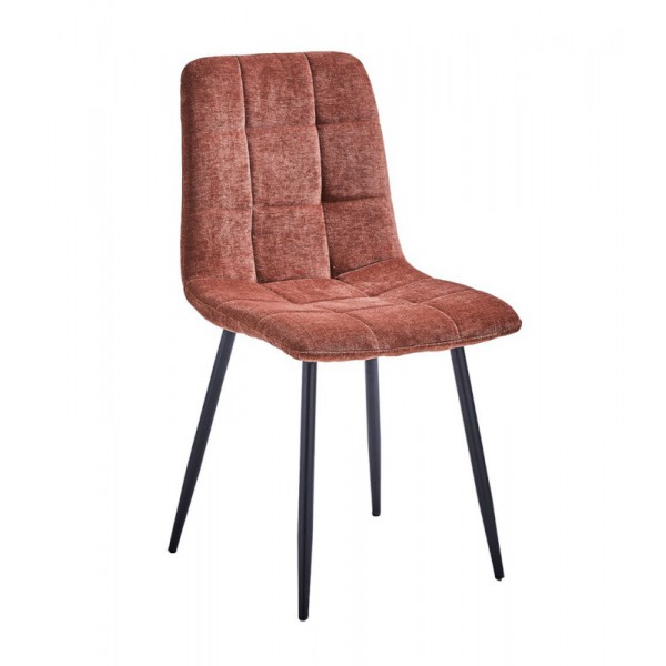 CHAISE MANTA TISSU BRUN