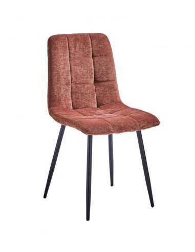 CHAISE MANTA TISSU BRUN