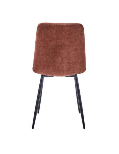 CHAISE MANTA TISSU BRUN