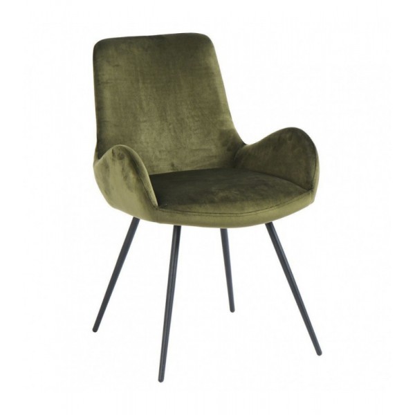 CHAISE RIZZO VELOURS KAKI UNI
