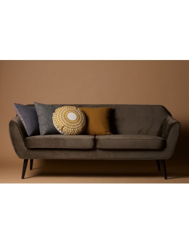 CANAPE 187CM ROCCO DARK GREEN VELOURS