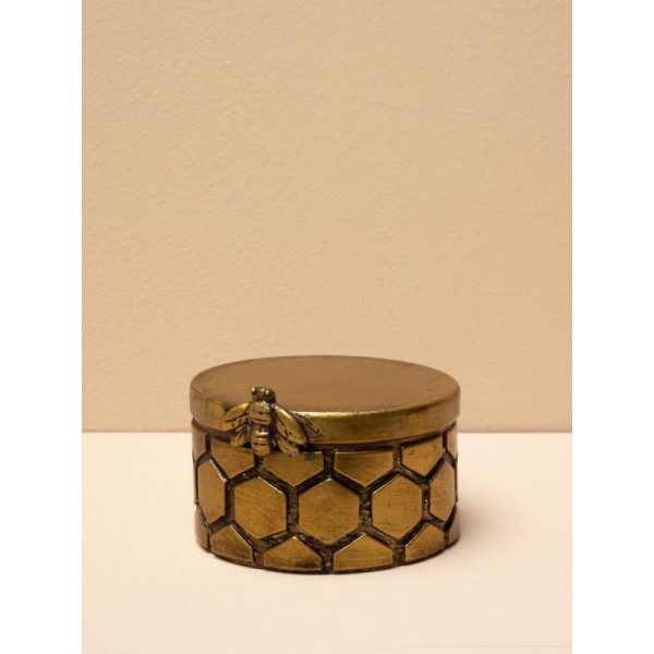 BOITE A BIJOUX ETAIN ABEILLE