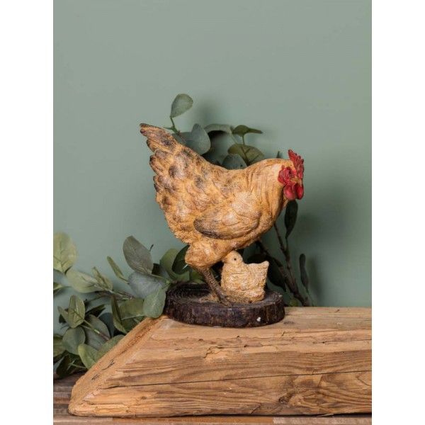 DECO POULE RESINE
