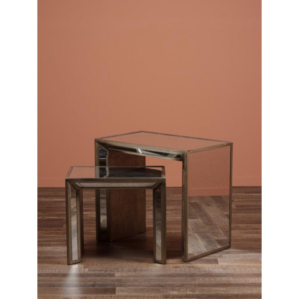 TABLE D'APPOINT MIROIR PM