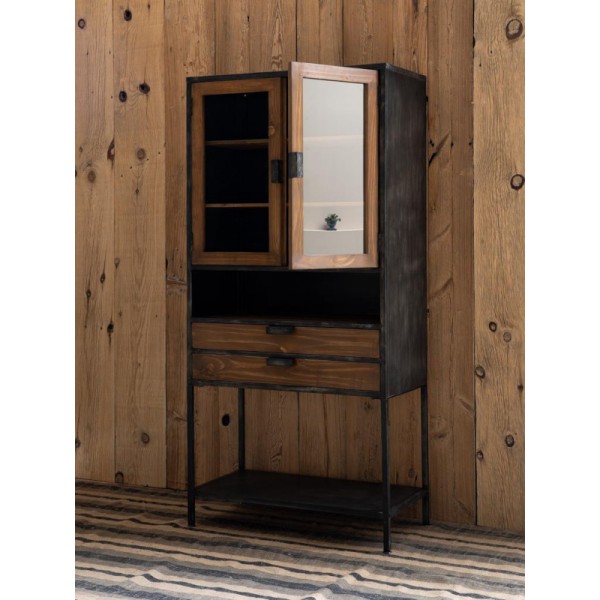 MEUBLE-RANGEMENT-BOIS-ET-METAL