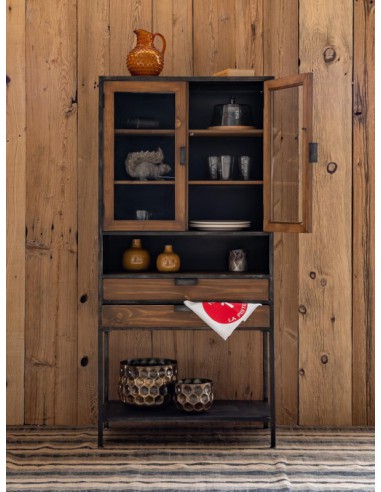 MEUBLE-RANGEMENT-BOIS-ET-METAL