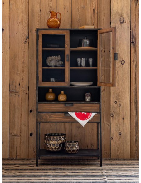 MEUBLE-RANGEMENT-BOIS-ET-METAL