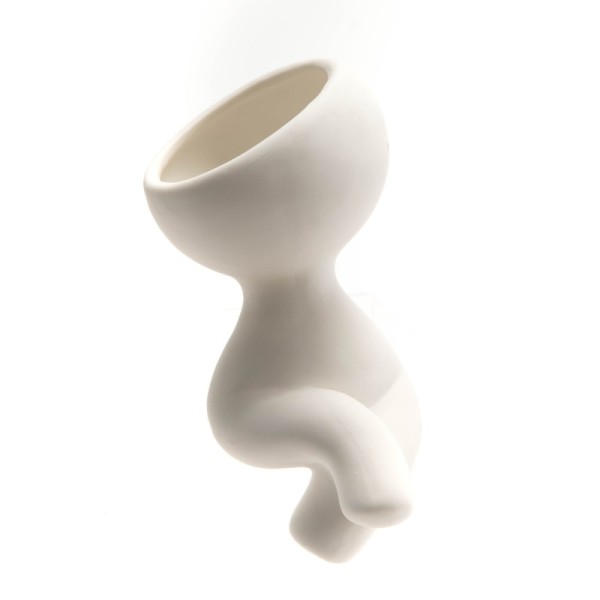 CACHE-POT-BONHOMME-BLANC 2