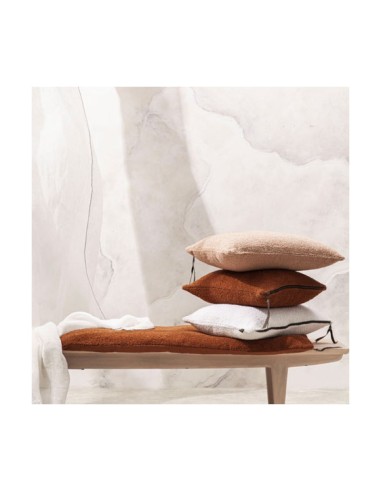 COUSSIN-ERODE-BOUCLETTES-45X45-CARAMEL HARMONY...