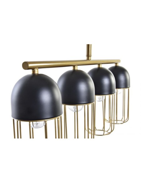 PLAFONNIER-LONG-METAL-NOIR-ET-DORE