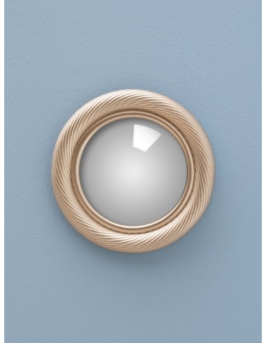 MIROIR-CONVEXE-SPIRALE-OR-ROSE