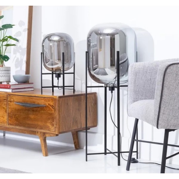 LAMPADAIRE-NOIR-VERRE